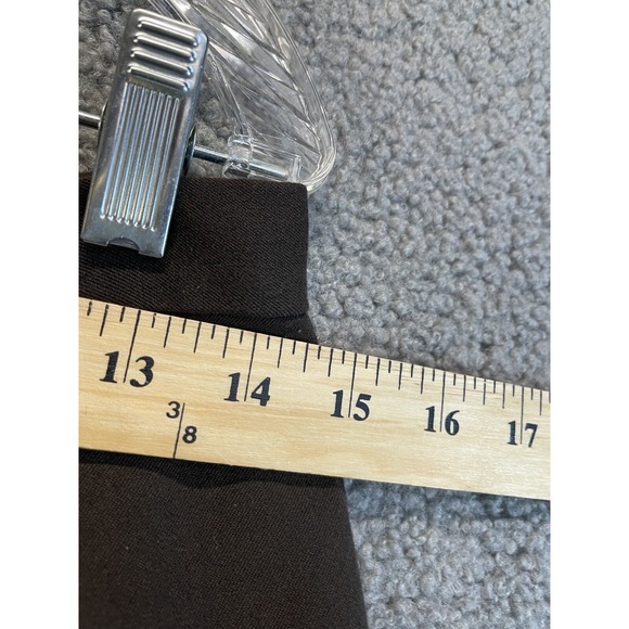 Rafaella Womens Dress Pants Size 10p Petite Brown Polyester Stretch Relaxed Fit - Picture 3 of 6
